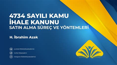 EKAP’ta 4734 Sayılı Kanun Kapsamında İhale Süreci Akış KİK.